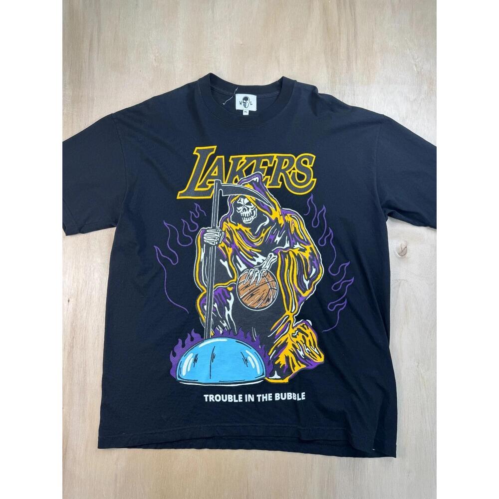 Size Xl - Warren Lotas Los Angeles Lakers Trouble In The Bubble T-Shirt